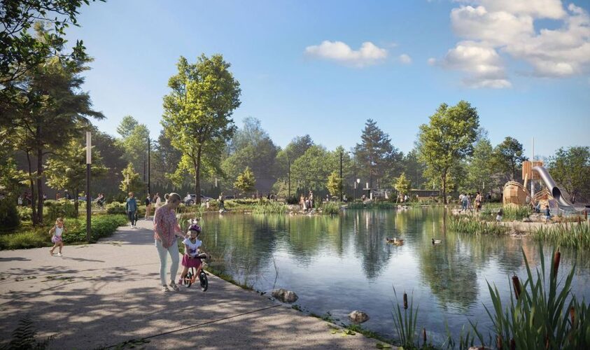 У Львові на Замарстинівській облаштують озеро для відпочинку мешканців району