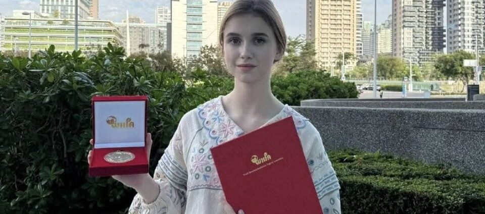 Школярка зі Львівщини здобула перемогу на міжнародній виставці винаходів та дизайну у Тайвані