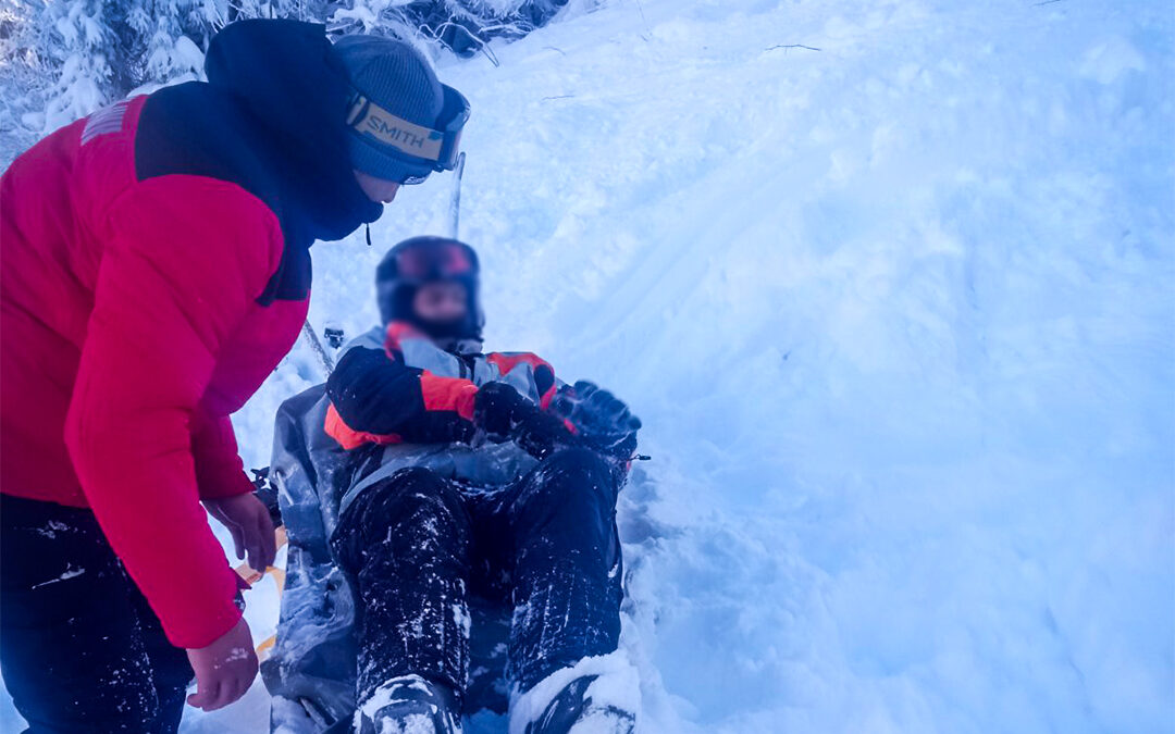 На Стрийщині під час катання на лижах травмувався 45-річний турист