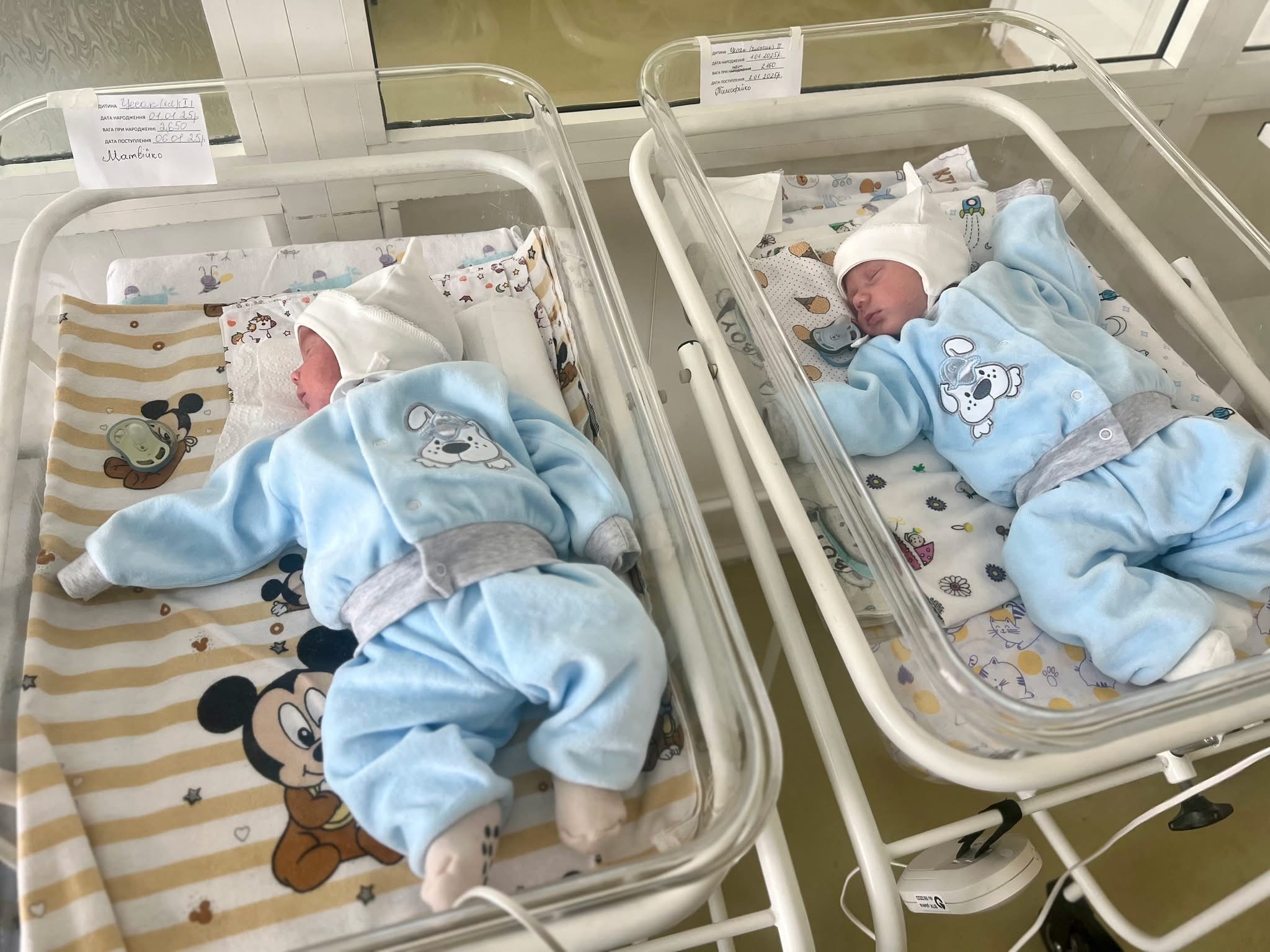 Львівські лікарі врятували двійню хлопчиків, які передчасно з’явилися на світ у новорічну ніч