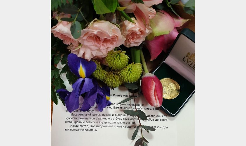 Столітній ювілей у Львові відзначила місцева мешканка Тетяна Козик