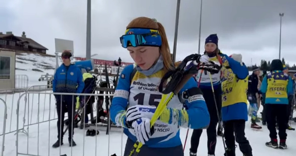 Спортсменка з Львівщини стала бронзовою призеркою чемпіонату України з біатлону серед юніорок