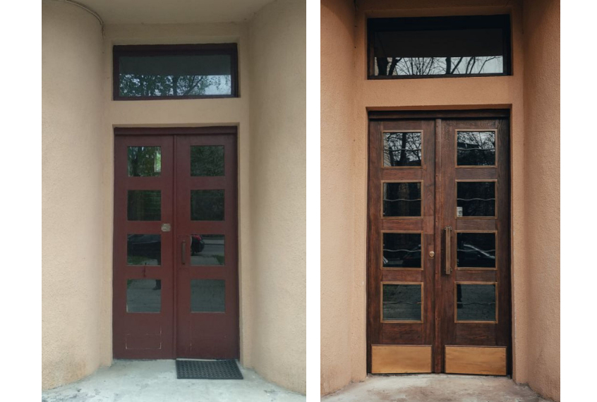 Попередній стан дверей залишав бажати кращого: у Львові відреставрували історичну браму