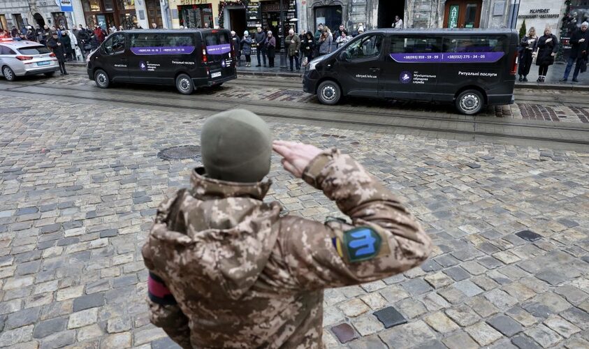 Сьогодні Львів попрощається з воїнами Ігорем Благим, Віталієм Наседкіним та Михайлом Климчуком