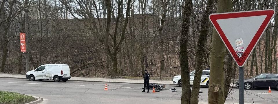 19-річний мотоцикліст постраждав внаслідок ДТП у Львові