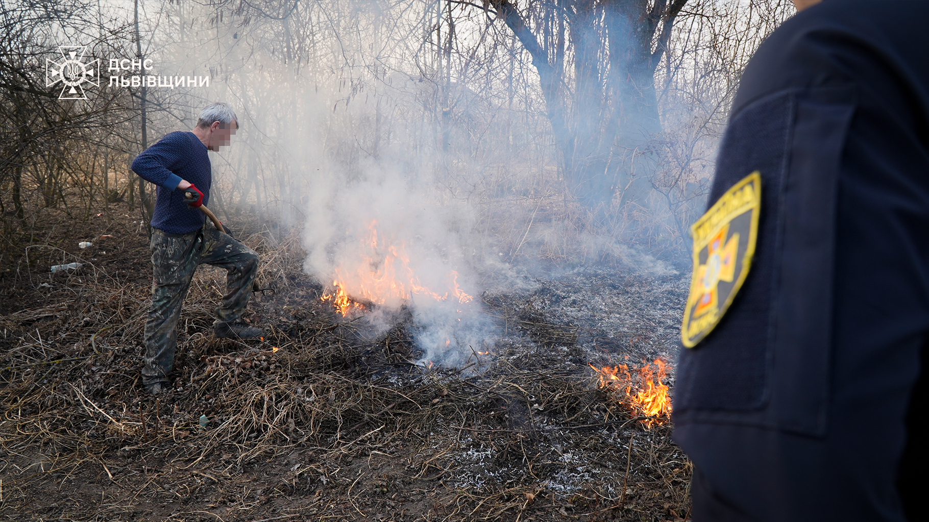 На Львівщині 51 особа заплатить штраф за спалювання сухостою