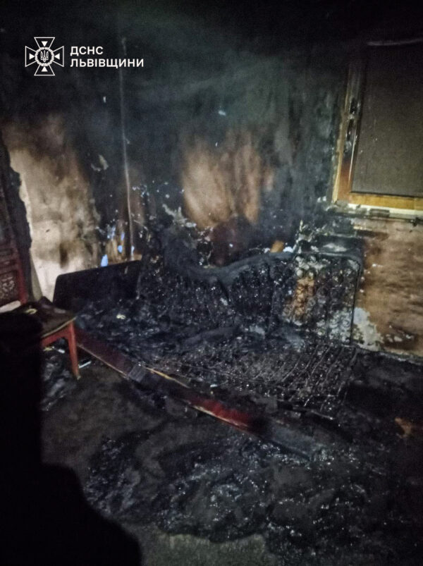 У пожежі на Стрийщині загинув чоловік