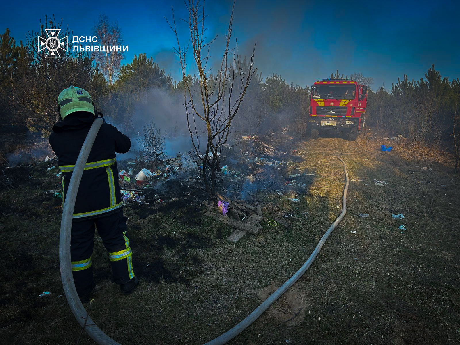 За добу на Львівщині сталося 40 займань в екосистемах і травмована одна людина