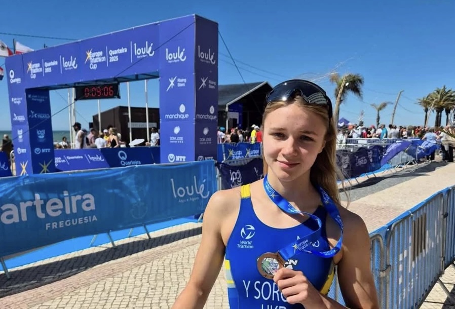 Спортсменка з Львівщини стала бронзовою призеркою Кубку Європи з триатлону