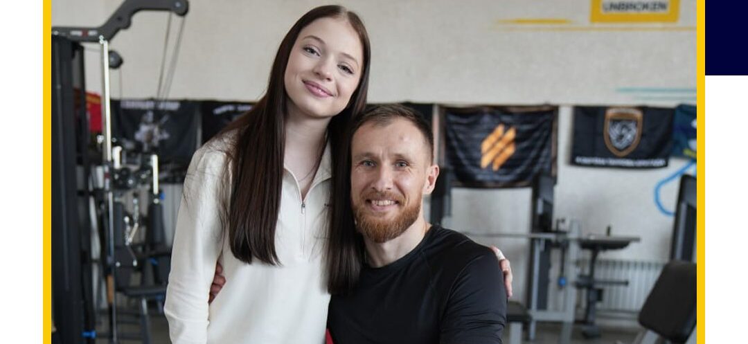 Яна Степаненко зібрала 900 тисяч гривень на протез для «азовця» Олександра Жовненка