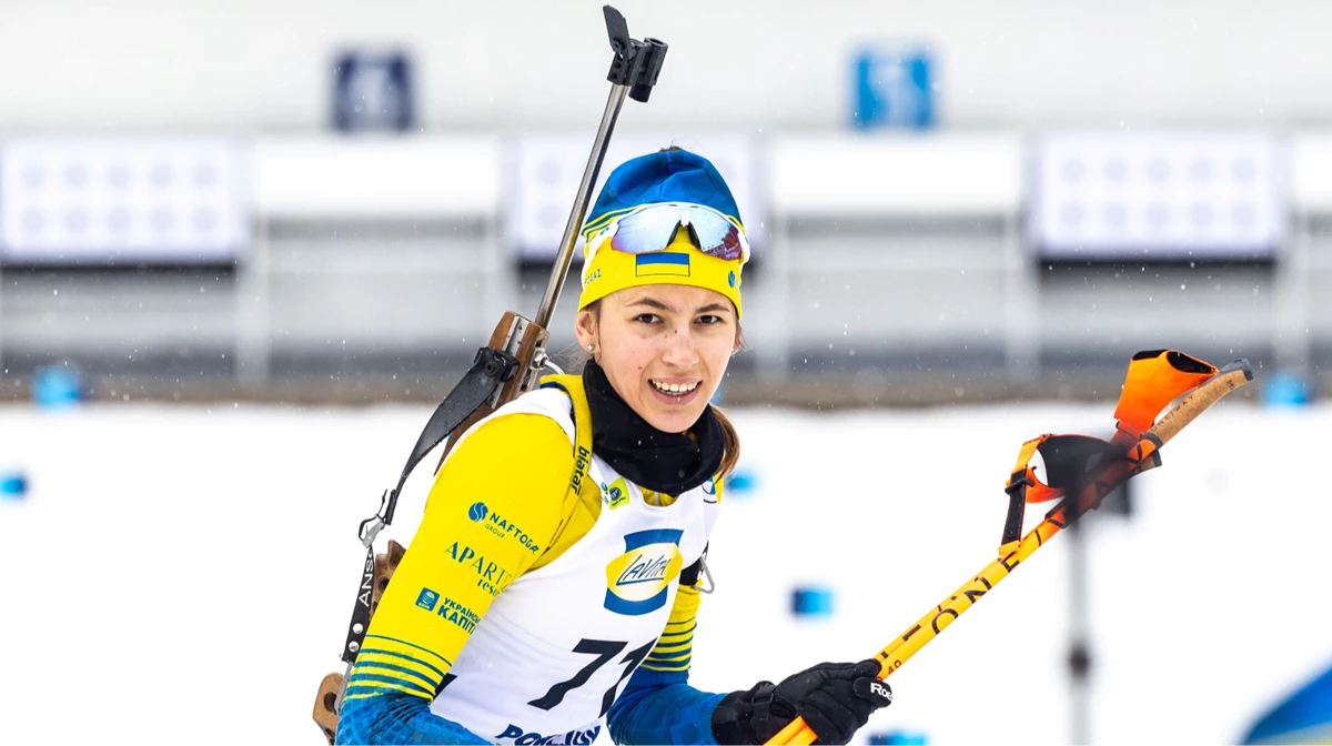 Біатлоністки зі Львівщини стали бронзовими призерками чемпіонату України у класичній естафеті