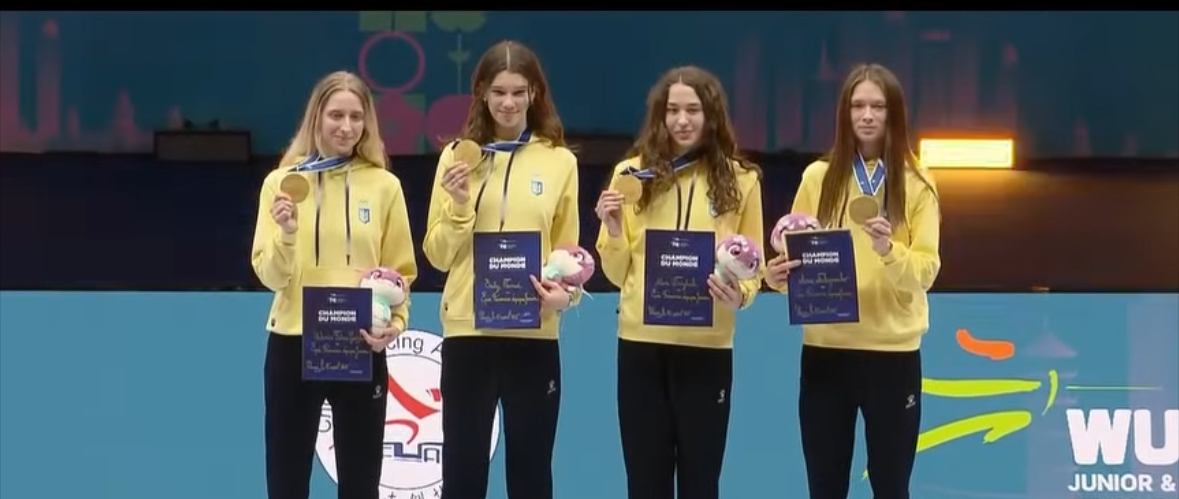 Шпажистки зі Львівщини здобули першість на чемпіонаті світу