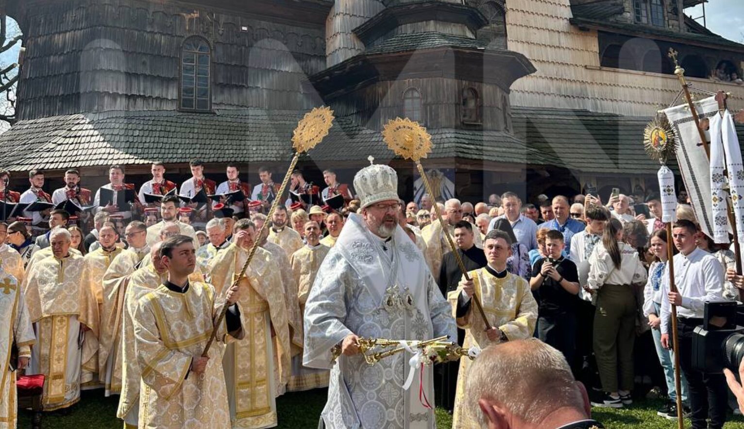 У Дрогобичі Глава УГКЦ Блаженніший Святослав освятив оновлений храм Святого Юра та відреставрований іконостас XVII століття (ВІДЕО)