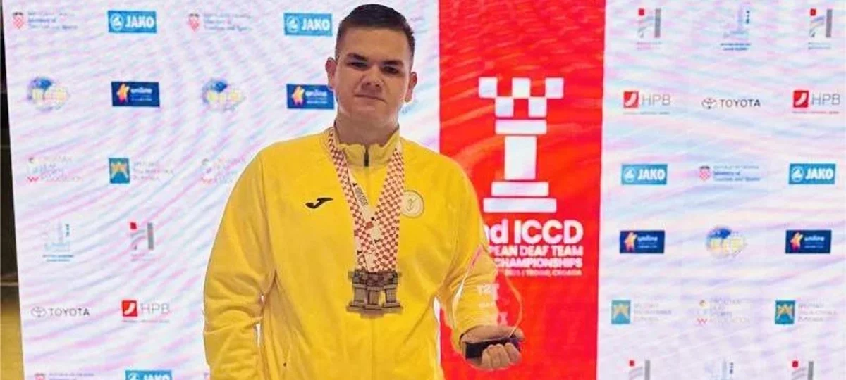 Шахіст з Львівщини став чемпіоном Європи серед людей з вадами слуху