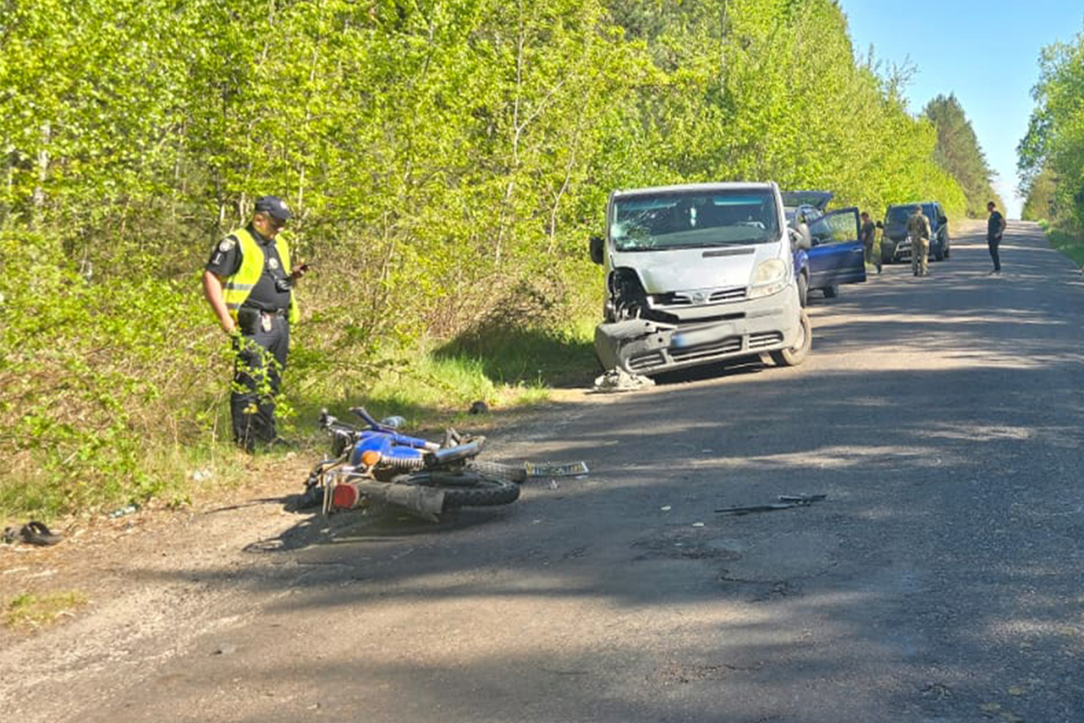 У стані алкогольного сп’яніння здійснив ДТП: у Шептицькому районі затримали мотоцикліста