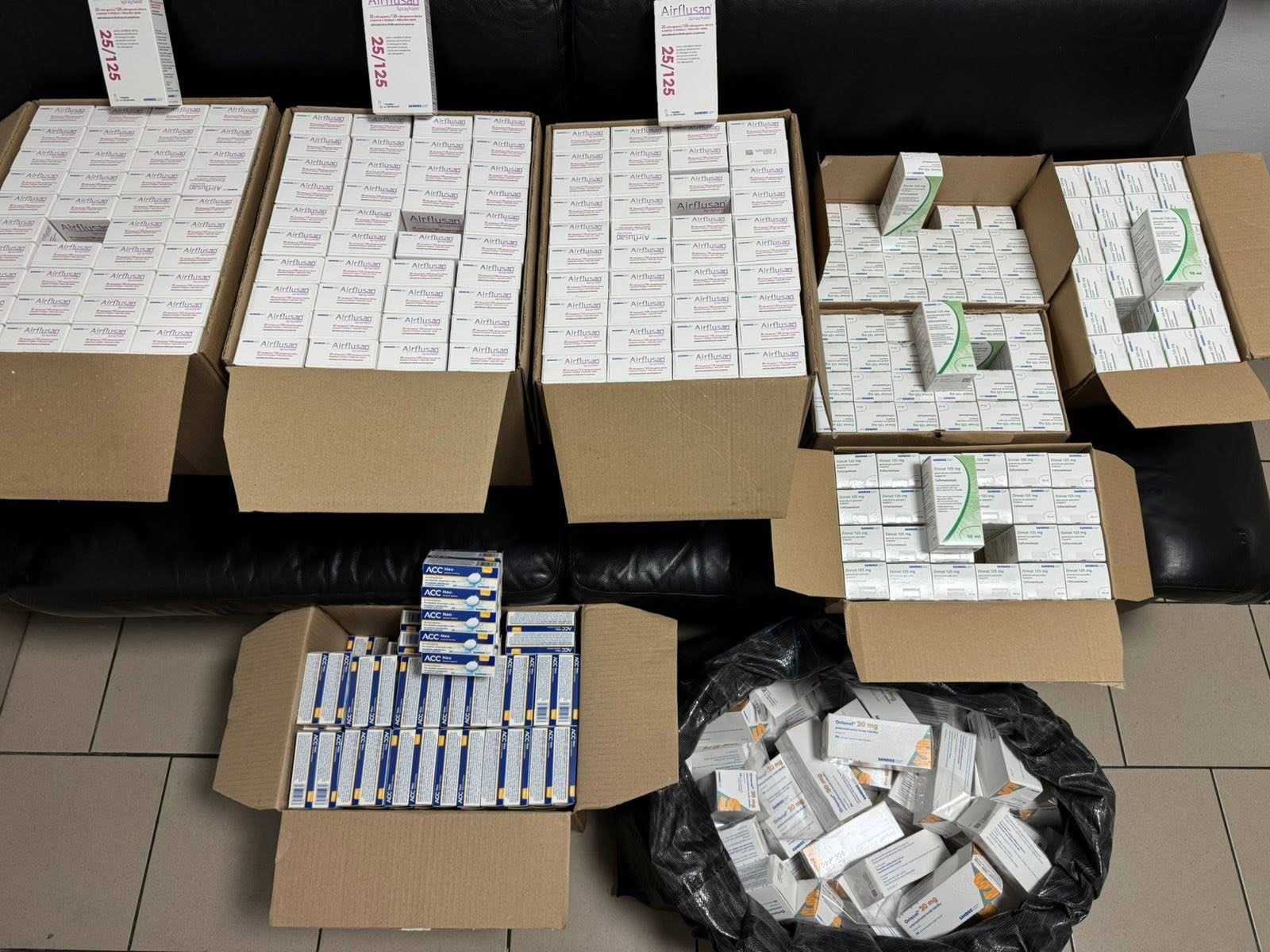 У Краковці виявили контрабанду ліків на понад мільйон гривень