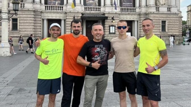 Ціль – зібрати кошти для ЗСУ: п’ятеро Захисників здійснять естафетний забіг з Києва до Львова