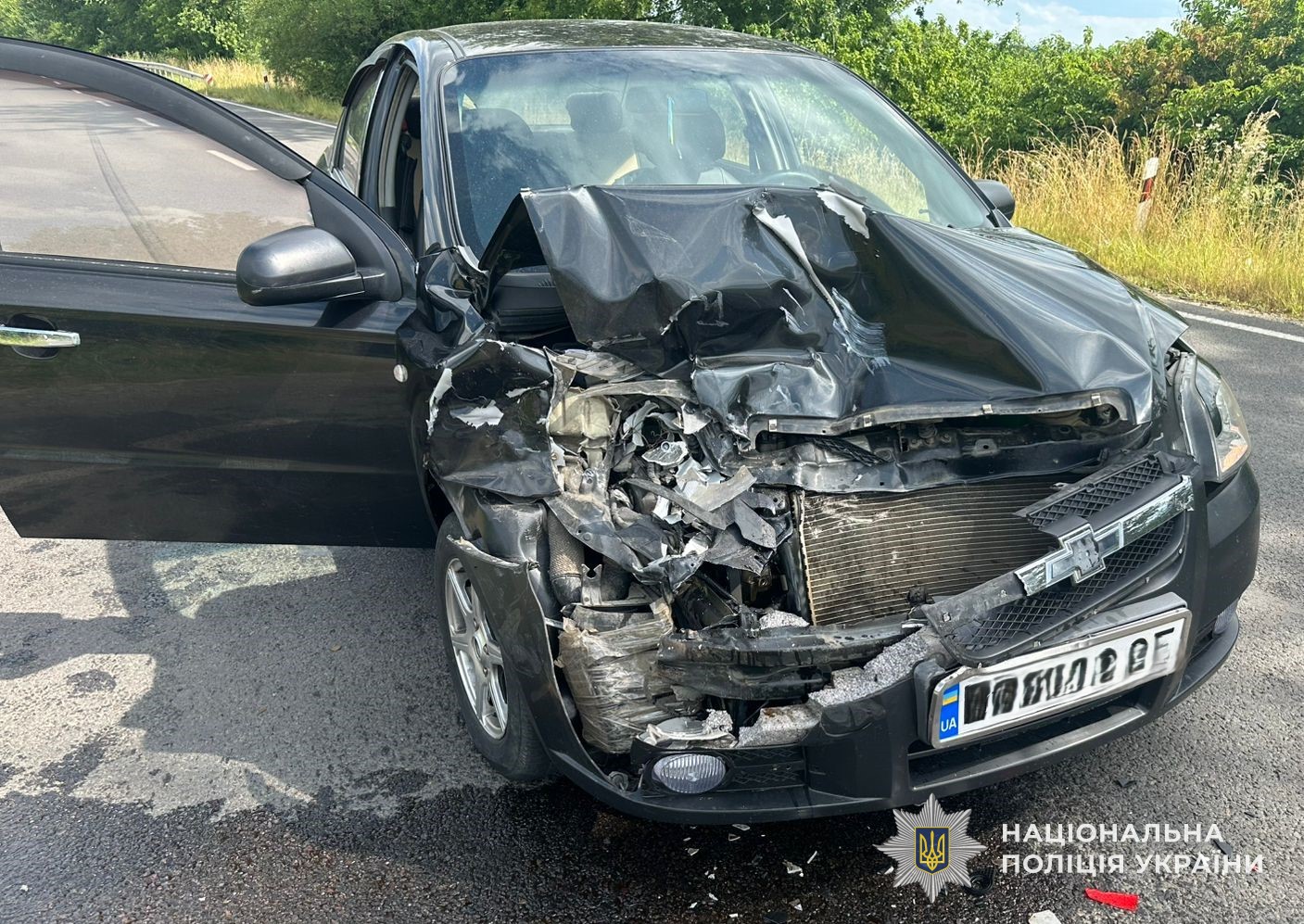 Внаслідок автозіткнення на Самбірщині травмовані літні чоловік та жінка (ФОТО)