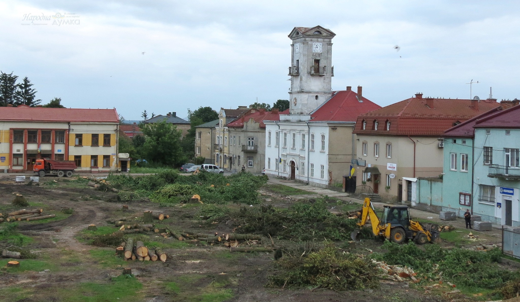 Мер Городка розповів про реконструкцію скверу (ВІДЕО)