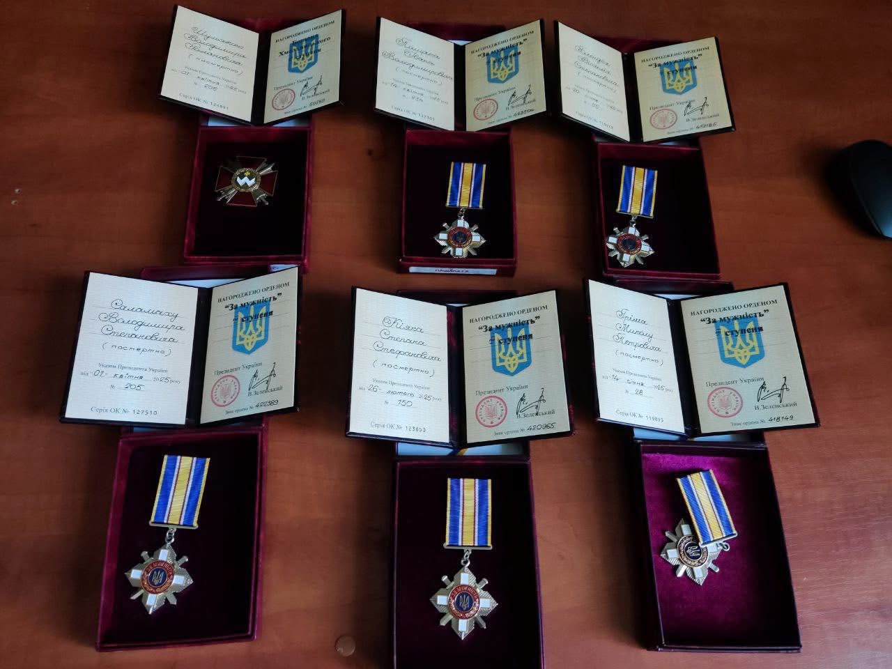 Шістьох полеглих Захисників із Самбірщини відзначили високими державними нагородами