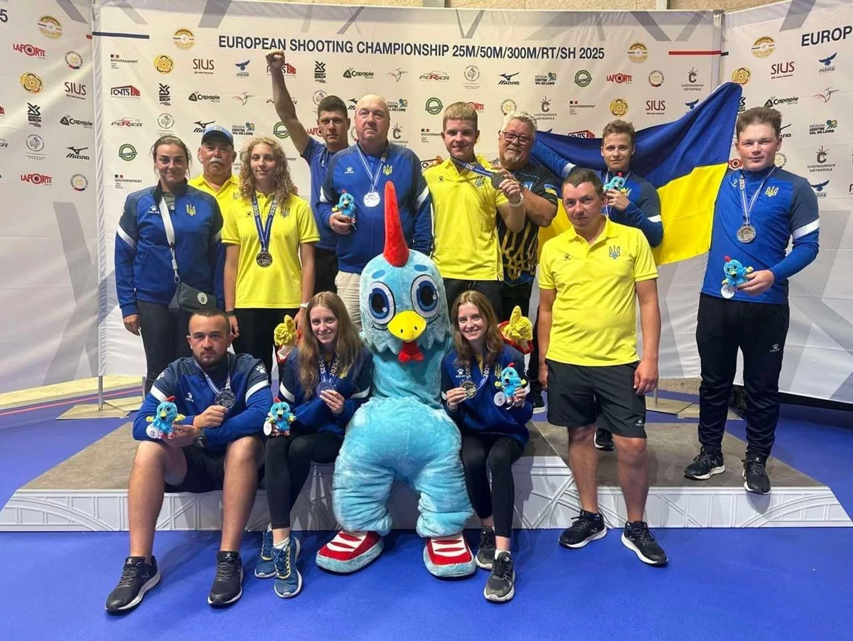 На чемпіонаті Європи зі стрільби п’ятеро призерів зі Львівщини