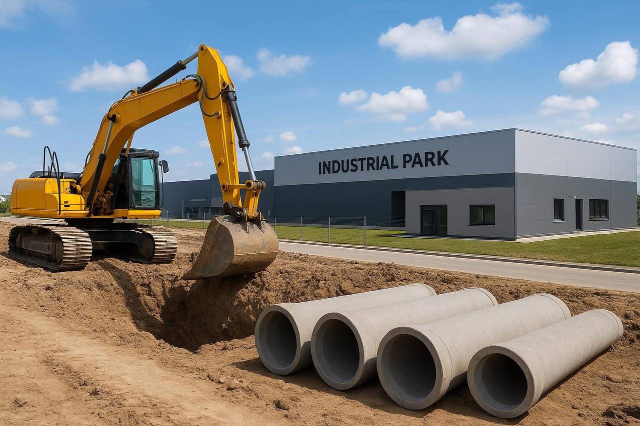 У Городку триває будівництво міської каналізаційної мережі: що варто знати мешканцям