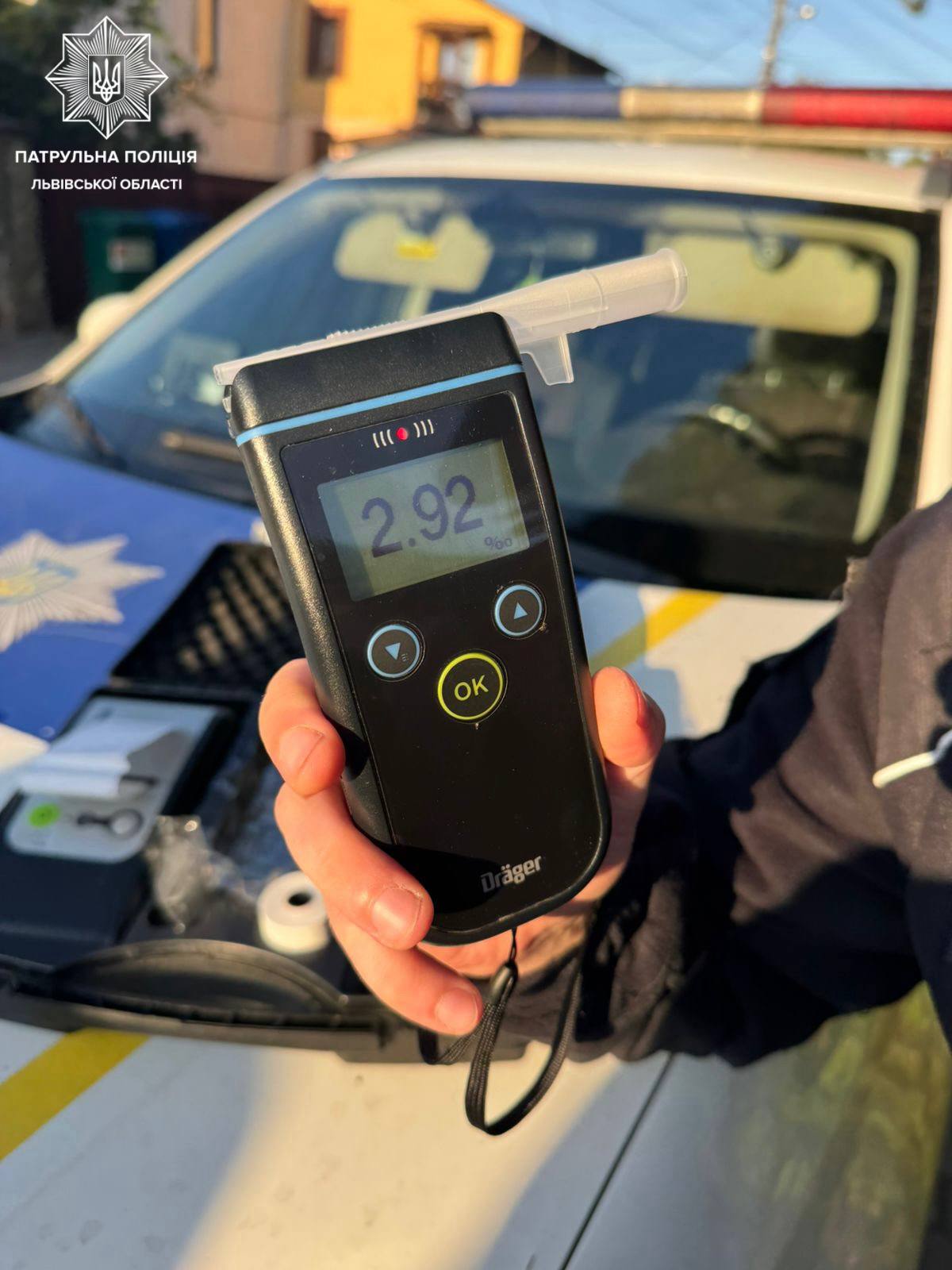 Перевищила норму у 15 разів: біля Львова зупинили пʼяну водійку