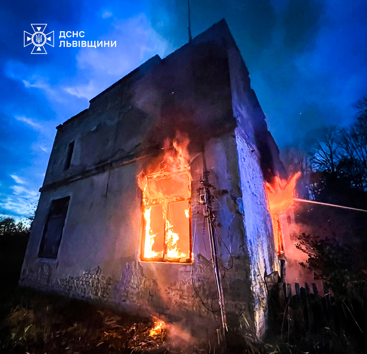 У Шептицькому районі на пожежі загинув 65-річний чоловік