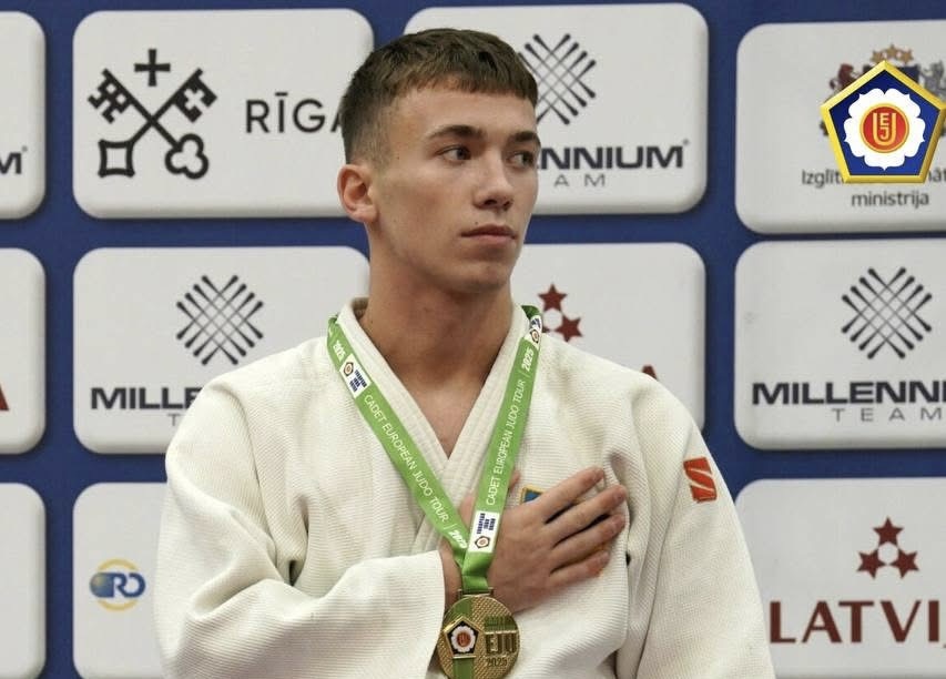 17-річний дзюдоїст зі Львівщини здобув перемогу на Кубку Європи в Латвії