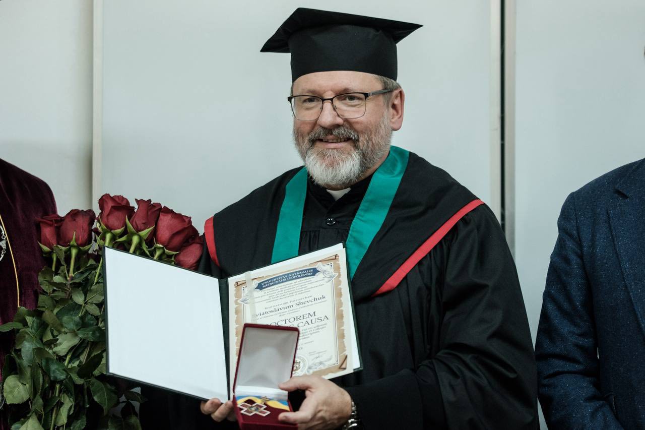 Блаженніший Святослав став почесним доктором Львівського медуніверситету