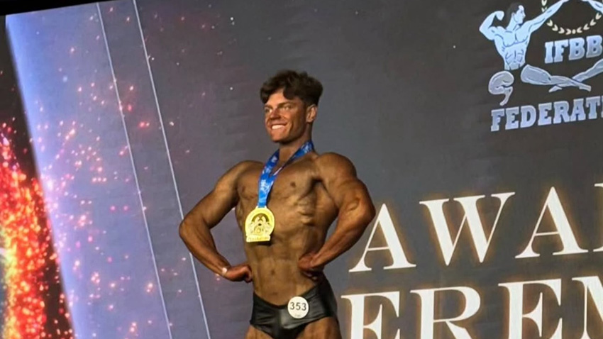 19-річний студент Львівської політехніки став чемпіоном світу з класичного бодибілдингу