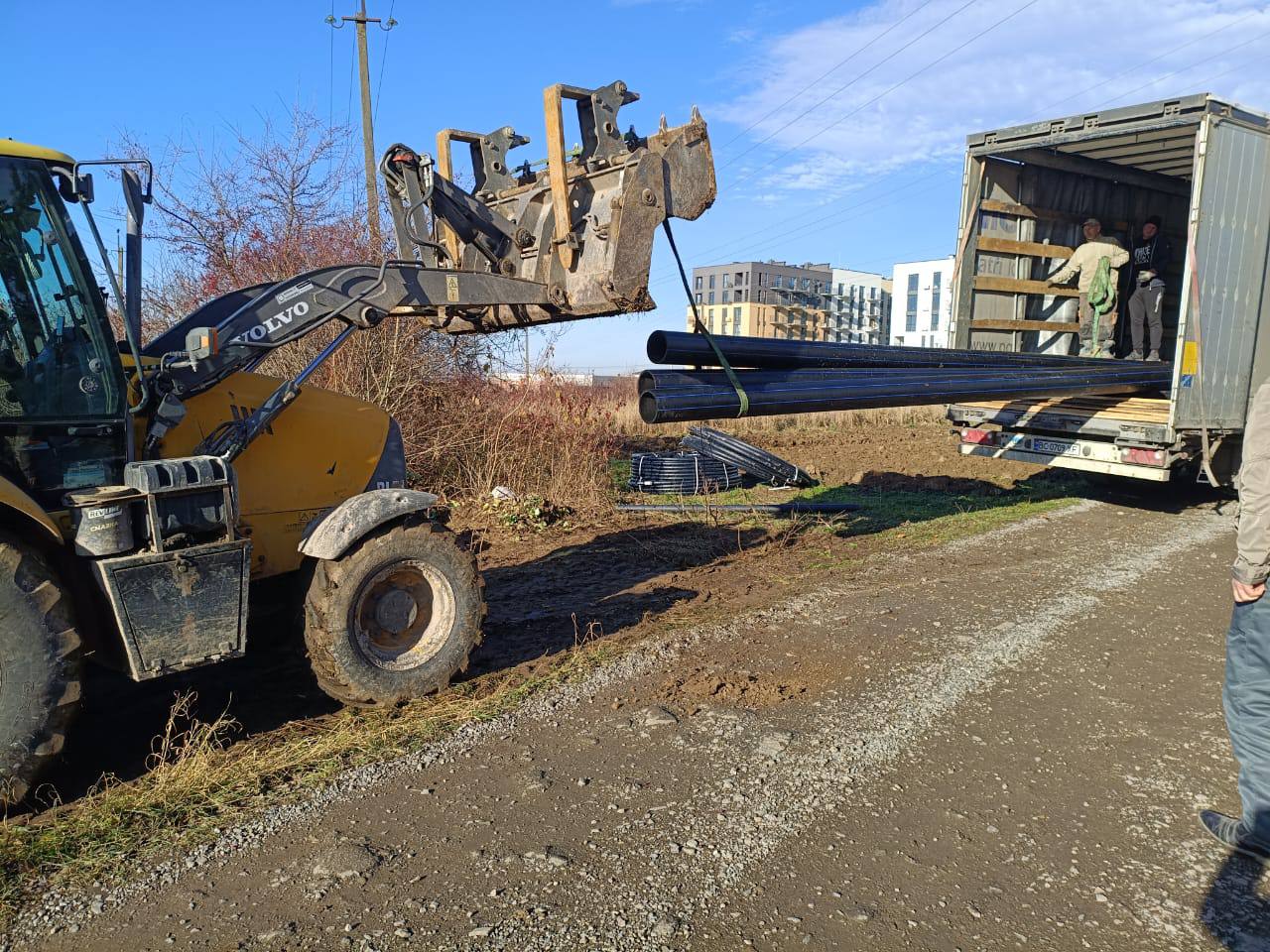 У Пустомитах стартувала реконструкція водопровідної мережі за підтримки ЄС
