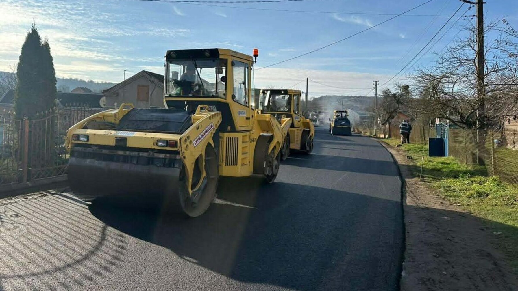 У Львівській громаді вперше застосували німецьку технологію ремонту доріг