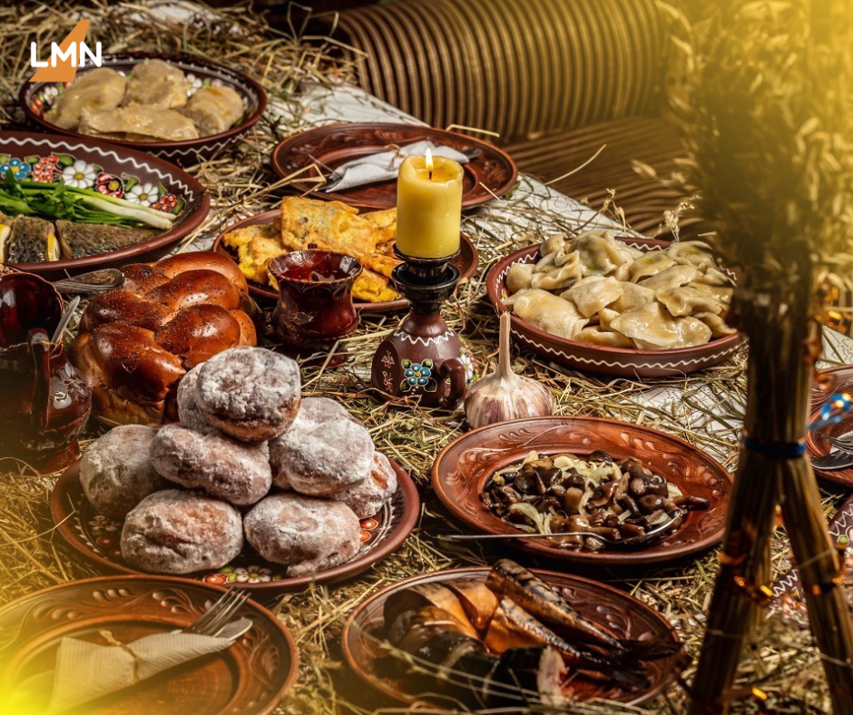 Команда ЛМН вітає читачів зі Святою Вечерею!