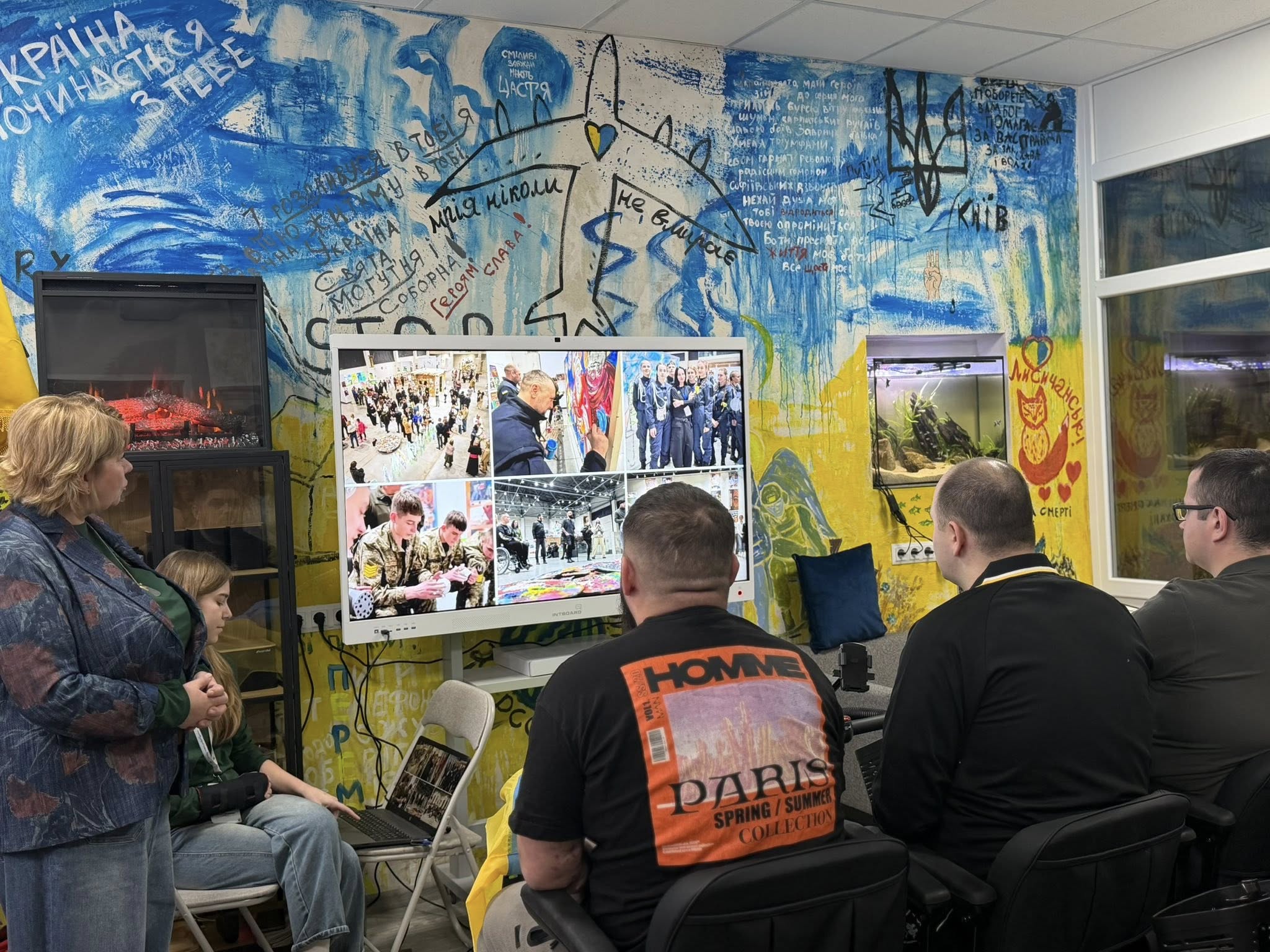 У Моршині запрацював арттерапевтичний простір для військових