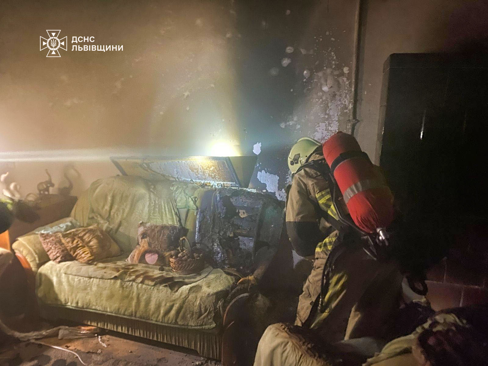 Пожежа на Стрийщині: вогнеборці врятували літню власницю та евакуювали сусідів