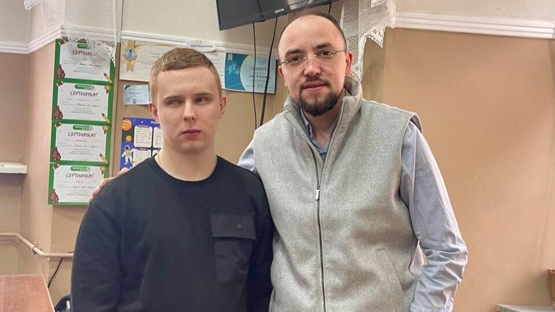 Студент із порушенням зору викладав уроки історії в одній із львівських шкіл