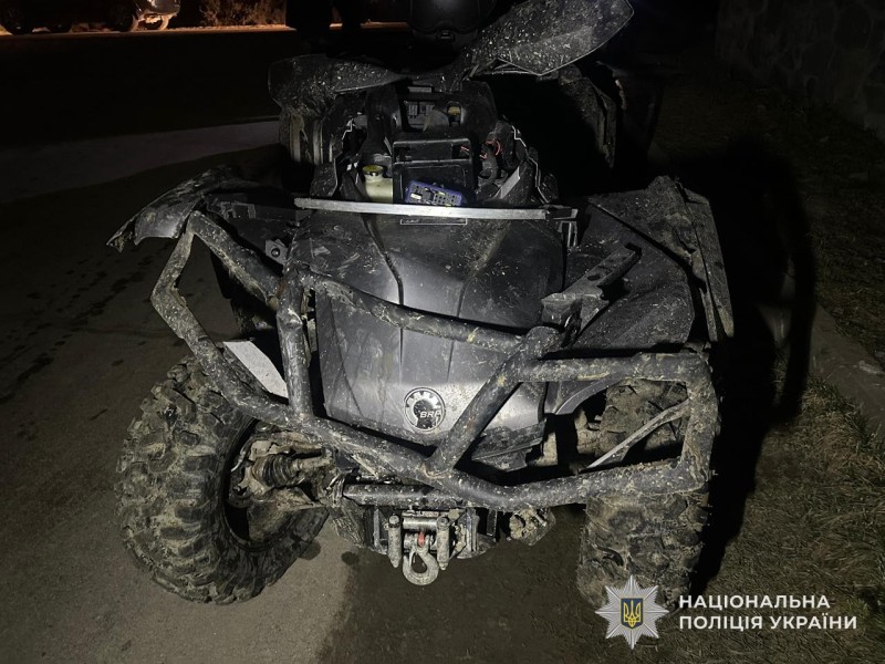 На Стрийщині п’яні водії квадроциклів потрапили в ДТП