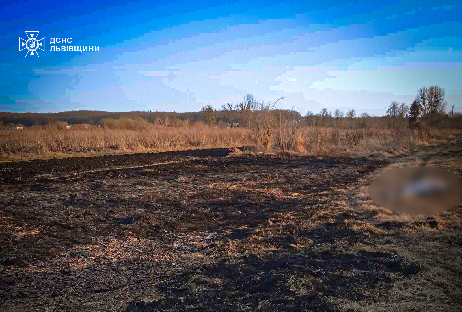 У Львівському районі під час спалювання сухостою загинув 56-річний чоловік