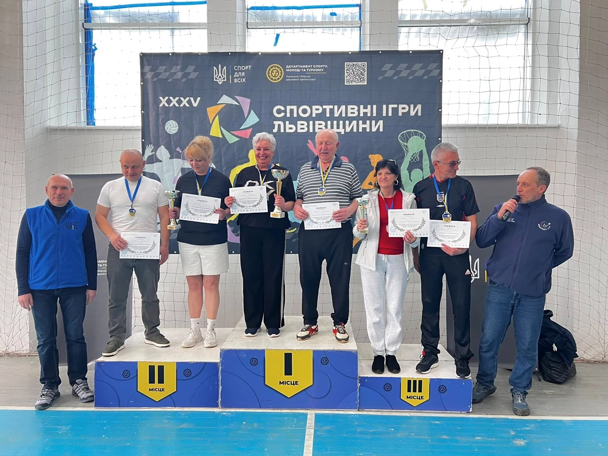 У межах “Спортивних ігор Львівщини” визначили переможців турніру з настільного тенісу