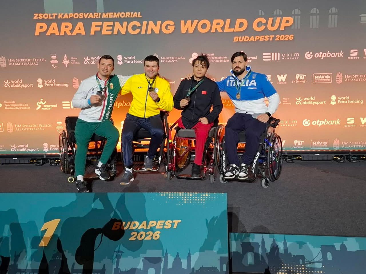 Львівські парафехтувальники здобули чотири медалі на Кубку світу у Будапешті