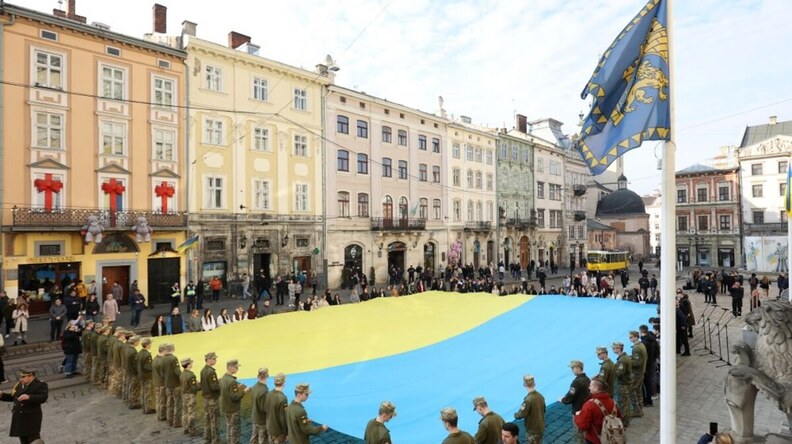 Завтра у центрі Львова урочисто заспівають Гімн України