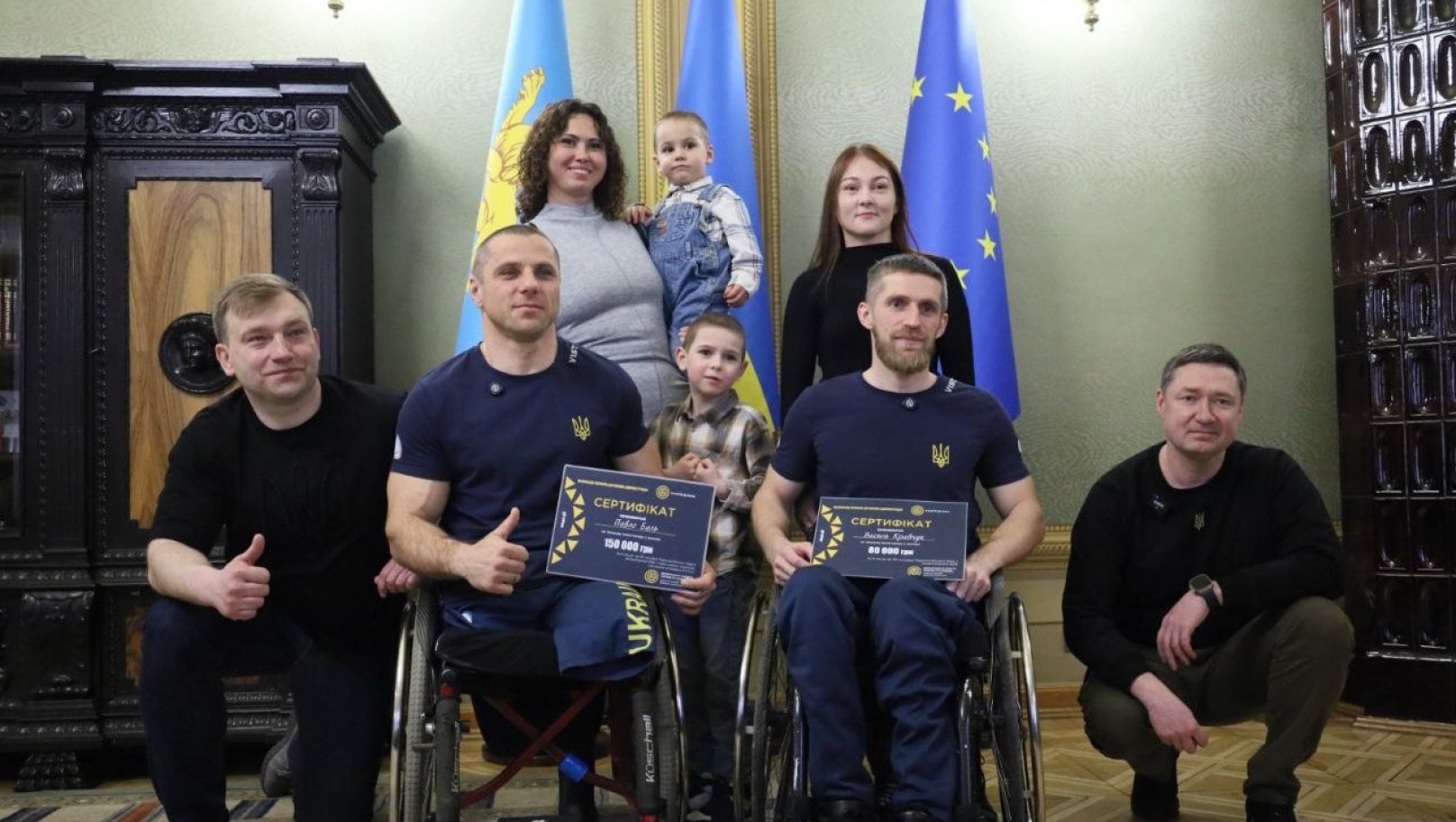 Учасників зимової Паралімпіади з Львівщини відзначили преміями