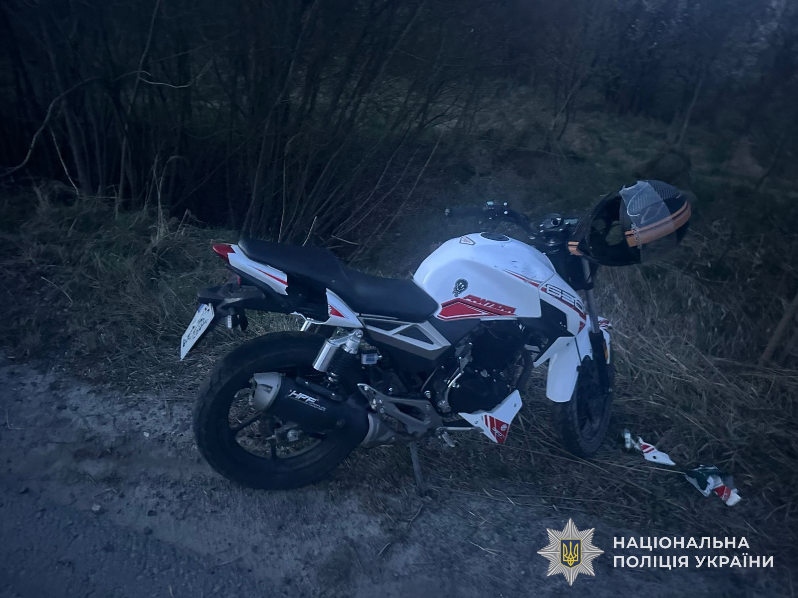 18-річний пʼяний мотоцикліст спричинив ДТП з постраждалими у Дрогобицькому районі