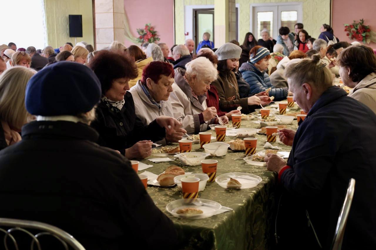 У Шептицькому провели масштабний благодійний обід для людей у складних обставинах