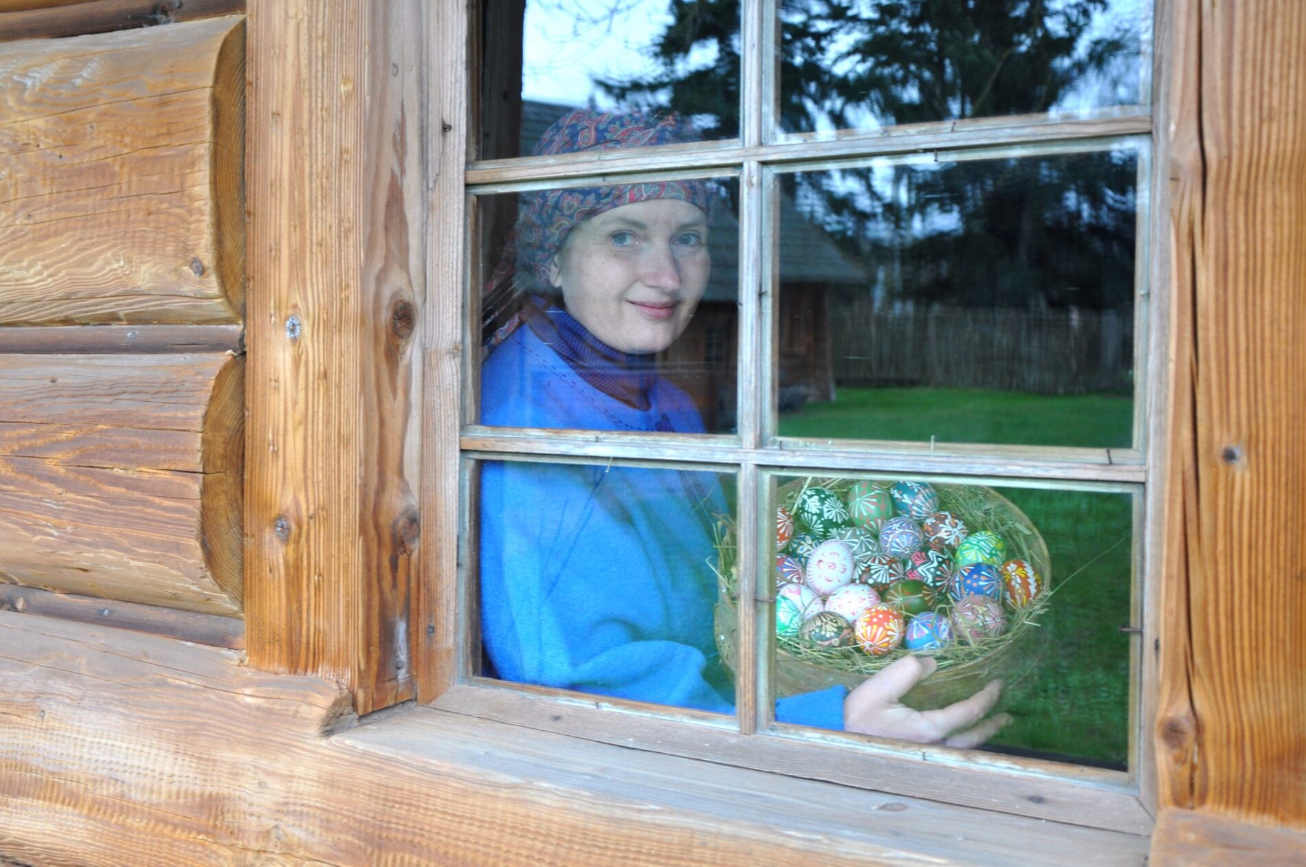 У Нагуєвичах відкрили виставку «Традиції української писанки»