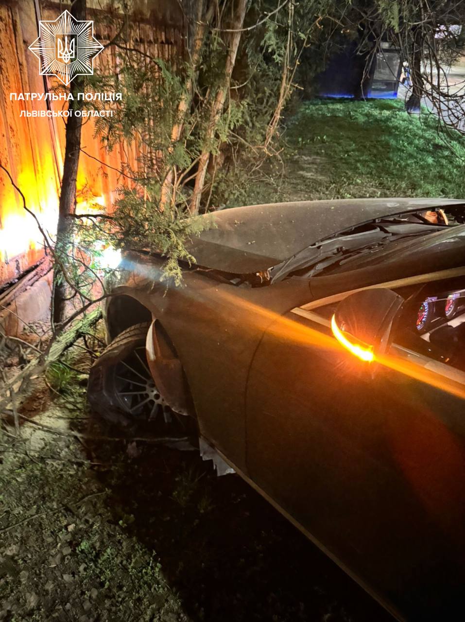 П’яний 25-річний водій на Mercedes вчинив за ніч дві ДТП у Львові