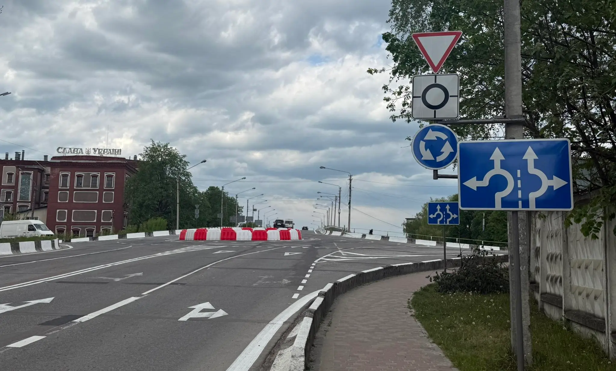 На одному з в’їздів у Стрий з’явилась кільцева розв’язка