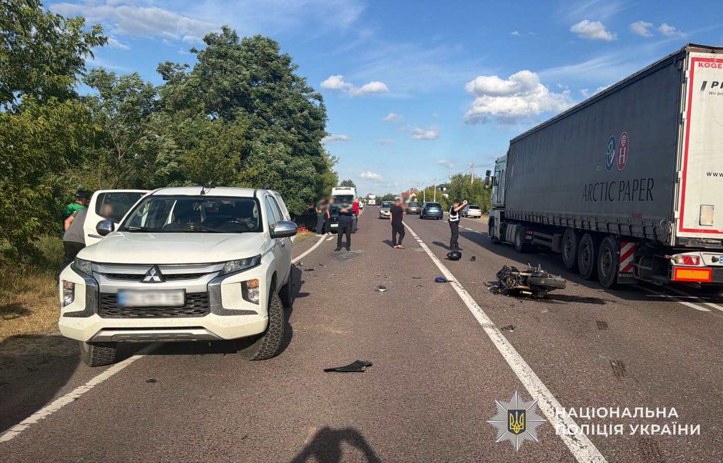 27-річний мотоцикліст загинув в аварії у Судовій Вишні