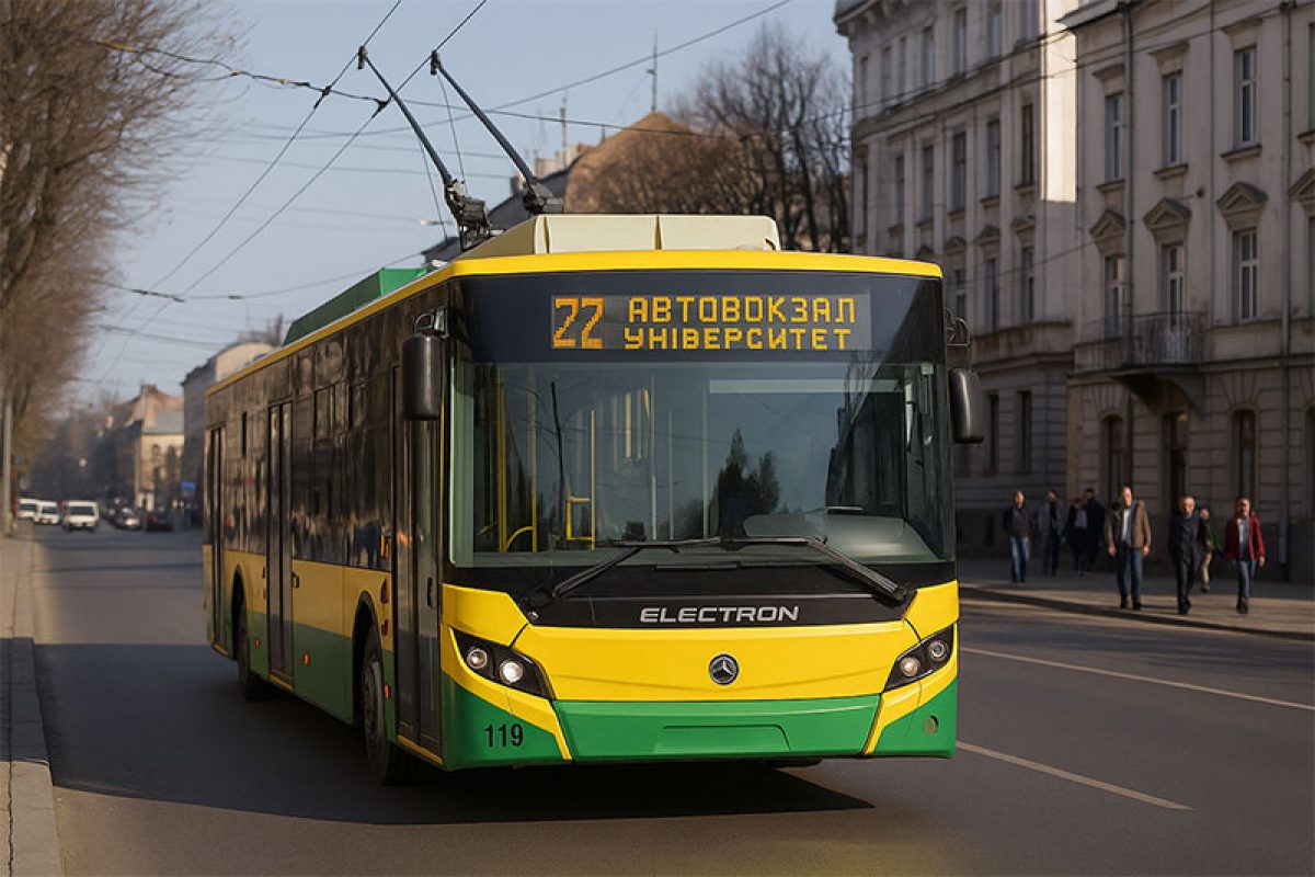 Тролейбус №22 у Львові на три дні змінить маршрут: деталі